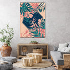 Tropical Dreams by Daniela di Niro on GIANT ART - pink digital drawing