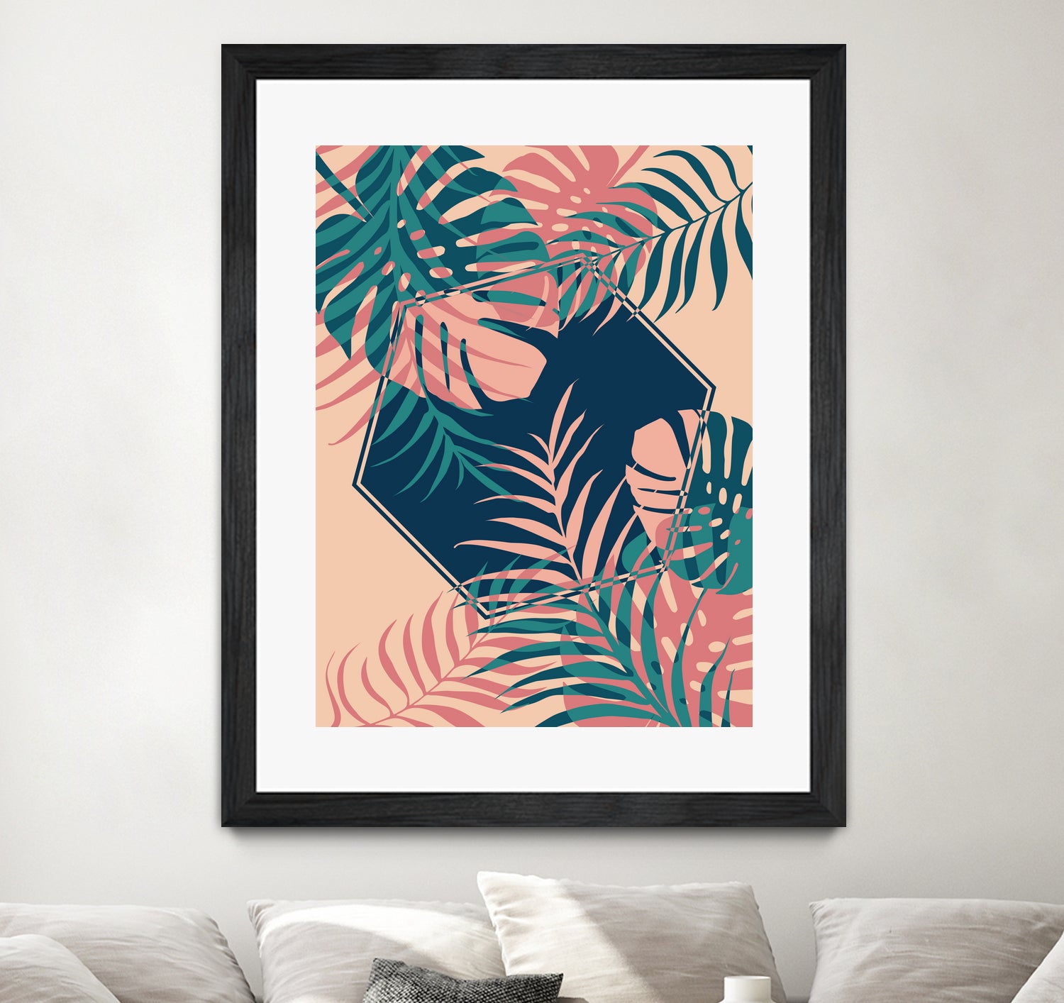 Tropical Dreams by Daniela di Niro on GIANT ART - pink digital drawing