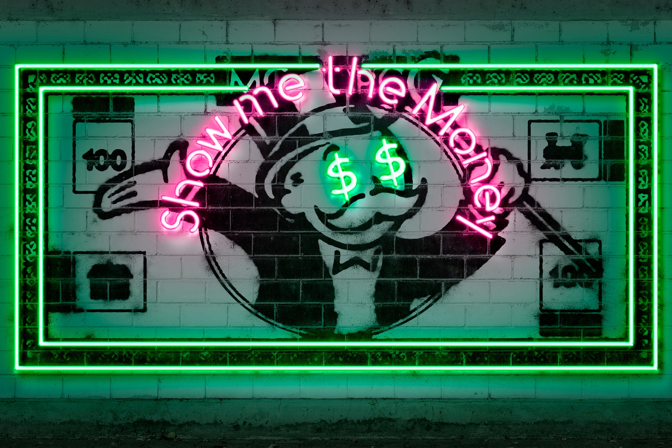 Show me the money by Octavian Mihai Mielu on GIANT ART - green digital drawing