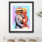 Fast Food Love by Pedro Molina on GIANT ART - pink photo manipulation