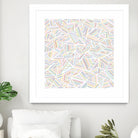 Ab Linear Rainbow by Emeline Tate-Robertson on GIANT ART - white digital painting