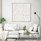 Ab Linear Rainbow by Emeline Tate-Robertson on GIANT ART - white digital painting