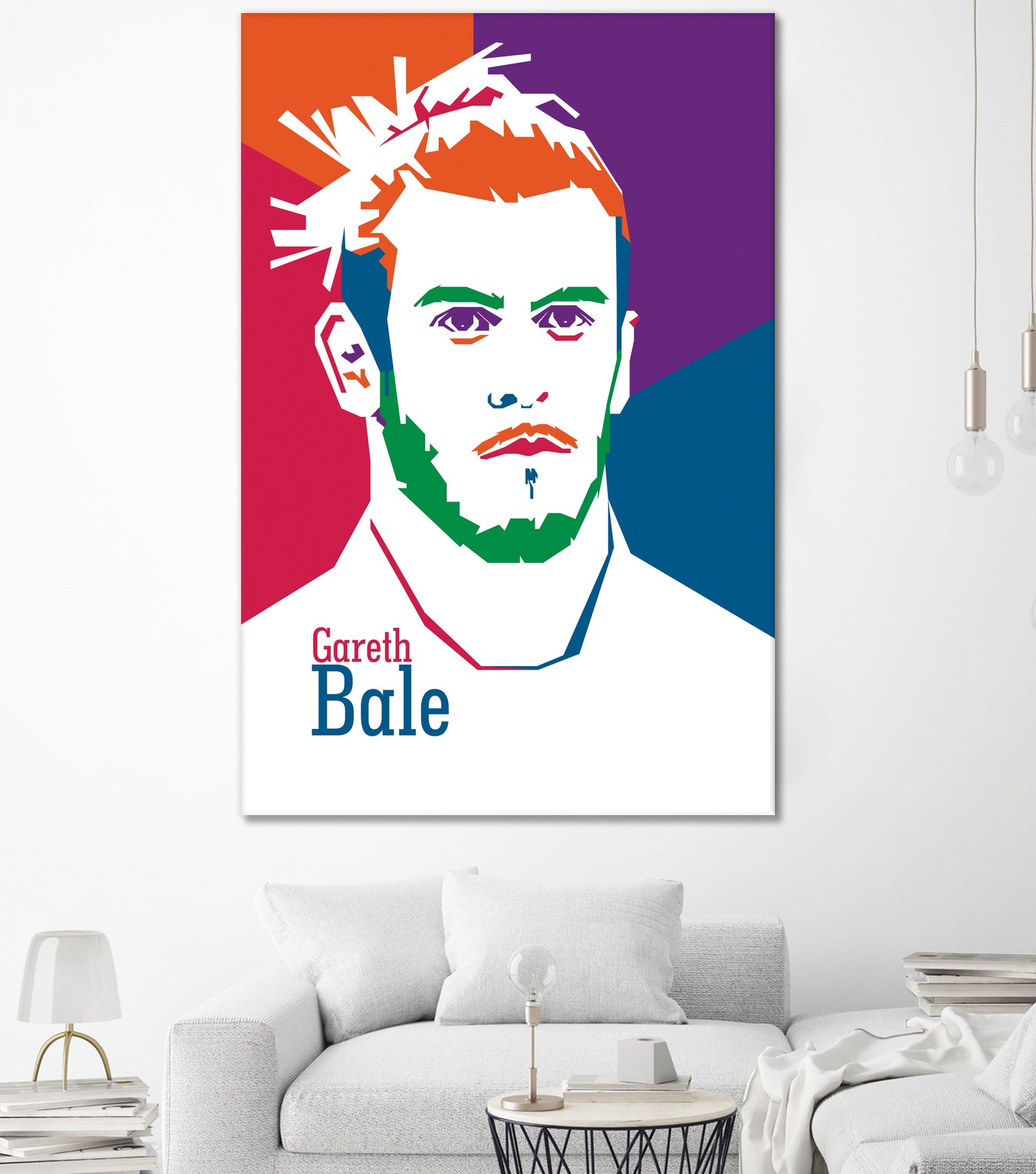 Pop Art Gareth Bale by Ahmad Taufiq on GIANT ART - white photo illustration