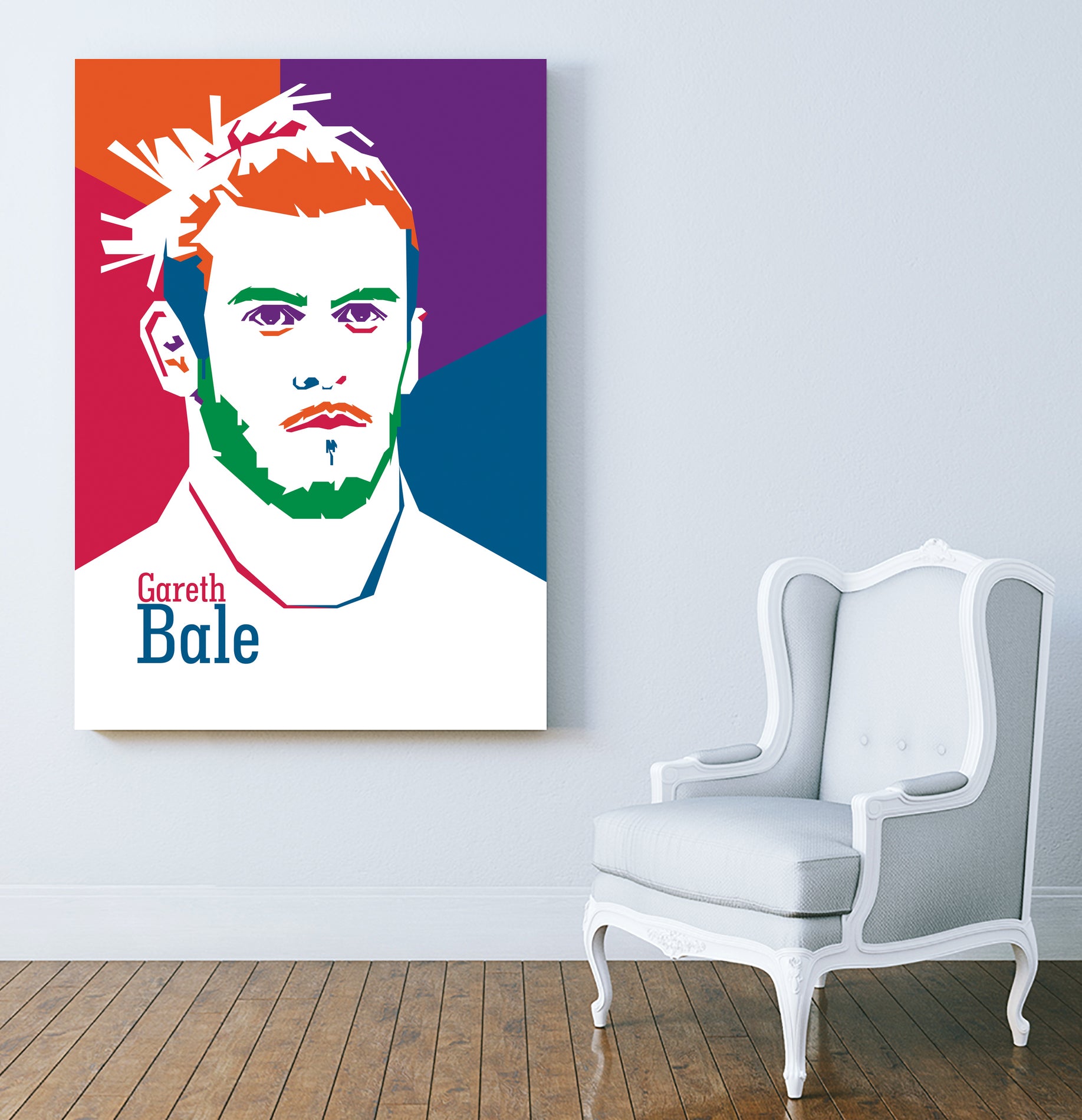 Pop Art Gareth Bale by Ahmad Taufiq on GIANT ART - white photo illustration