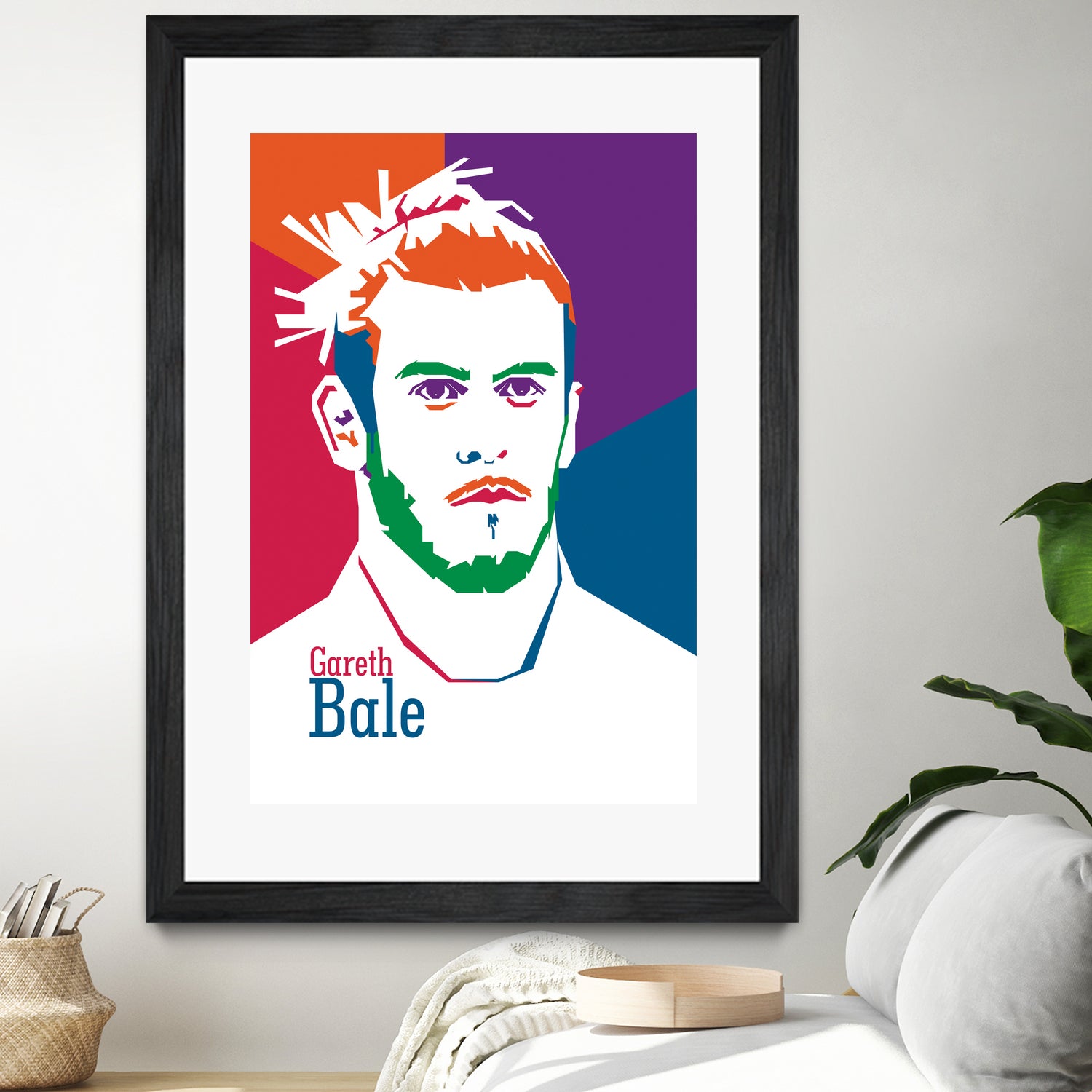 Pop Art Gareth Bale by Ahmad Taufiq on GIANT ART - white photo illustration