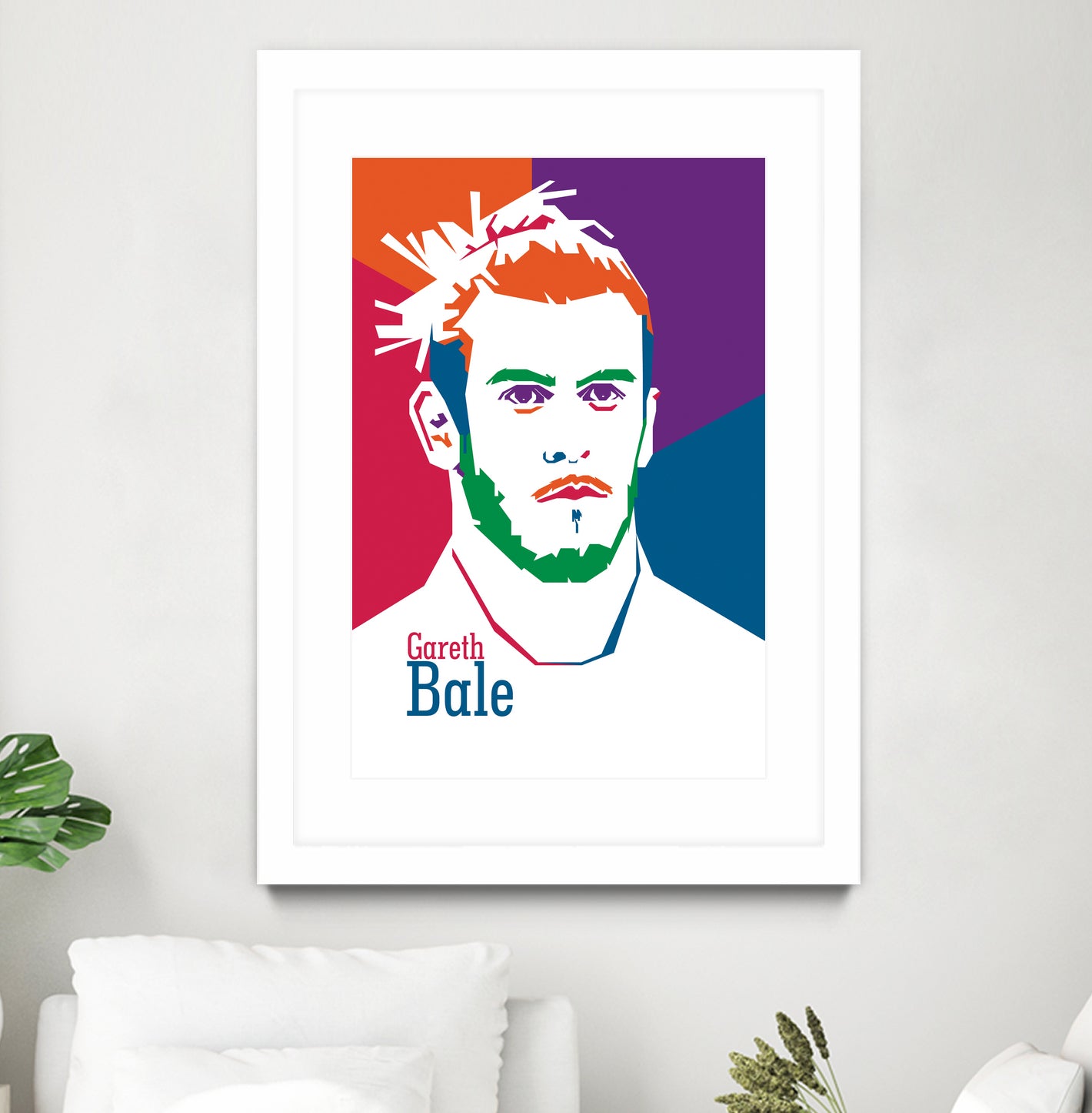 Pop Art Gareth Bale by Ahmad Taufiq on GIANT ART - white photo illustration