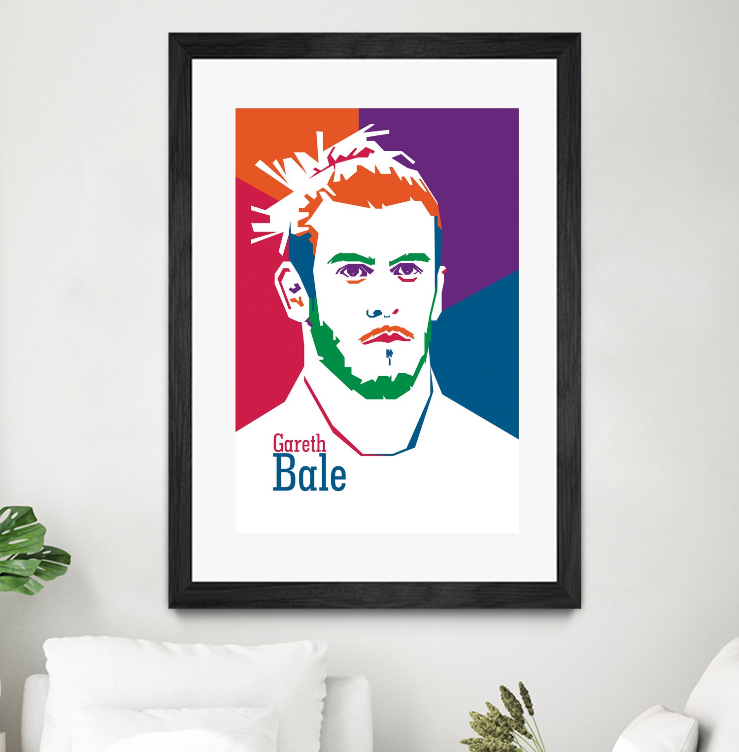 Pop Art Gareth Bale by Ahmad Taufiq on GIANT ART - white photo illustration