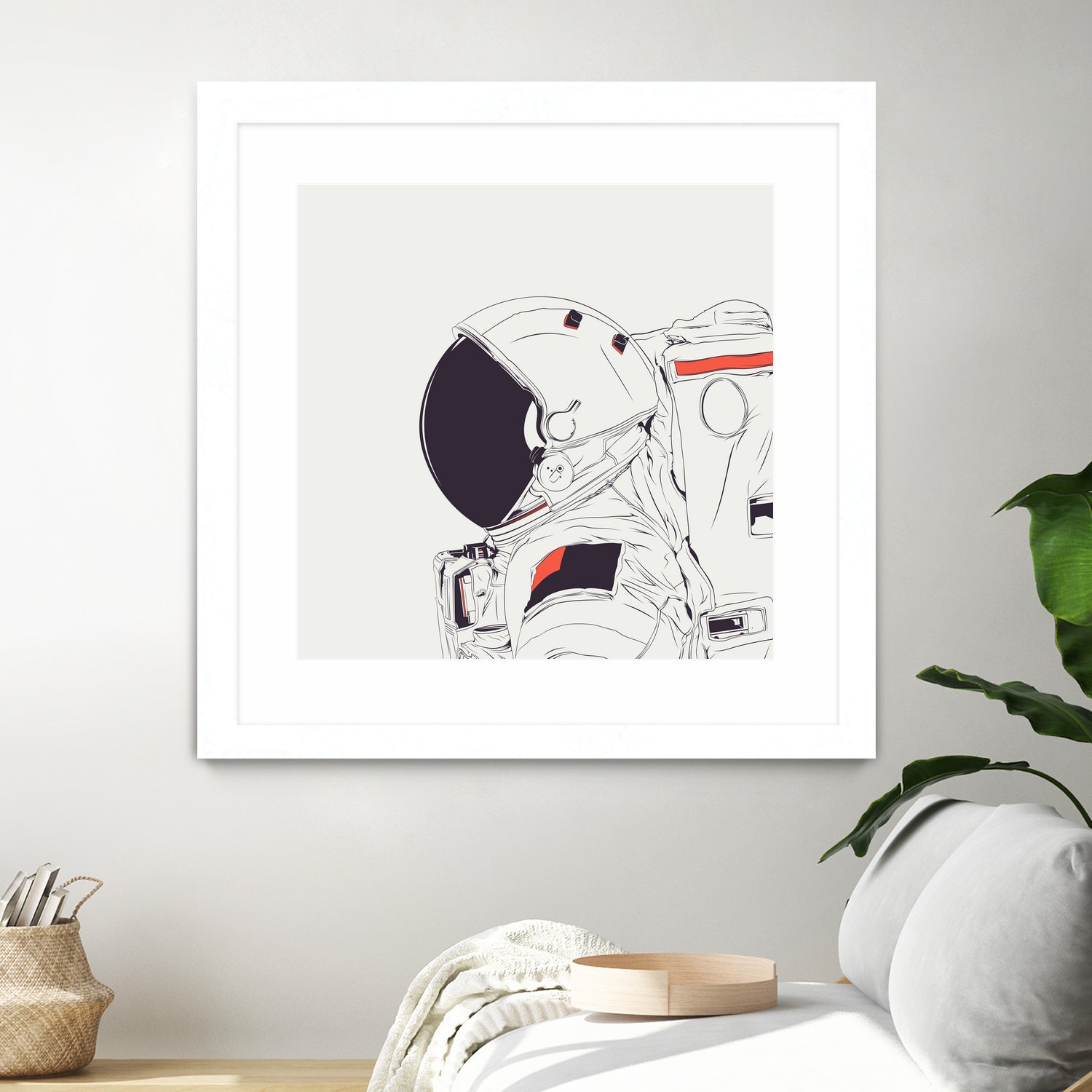 God Is An Astronaut by Alejandro Garcia on GIANT ART - white photo illustration