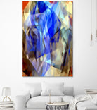 Abstract 3395 by Rafael Salazar on GIANT ART - blue digital painting