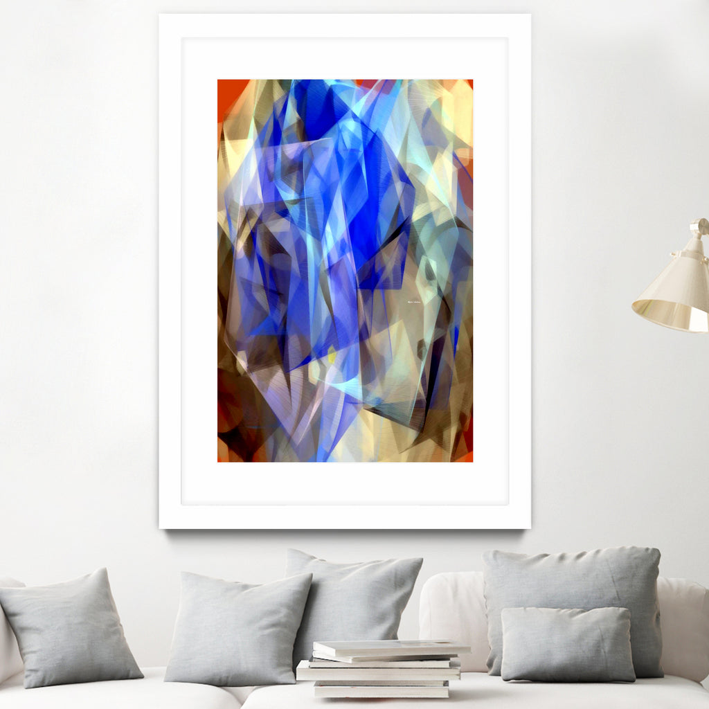 Abstract 3395 by Rafael Salazar on GIANT ART - blue digital painting