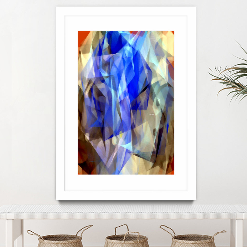 Abstract 3395 by Rafael Salazar on GIANT ART - blue digital painting