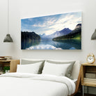 Wanderlust - Austrian Alps - Mountains, Lake by Petra Lang on GIANT ART - blue photo illustration