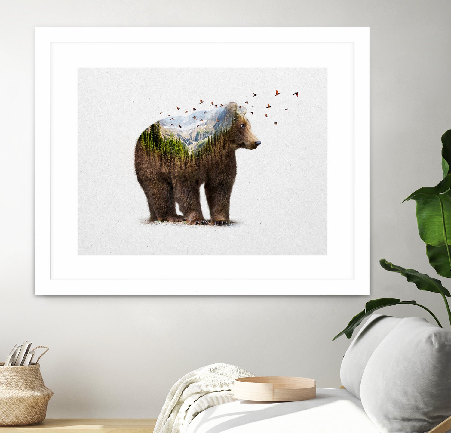 Wild I Shall Stay | Bear by Soaring Anchor on GIANT ART - brown photo manipulation