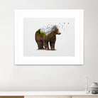 Wild I Shall Stay | Bear by Soaring Anchor on GIANT ART - brown photo manipulation