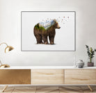 Wild I Shall Stay | Bear by Soaring Anchor on GIANT ART - brown photo manipulation