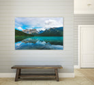 The Mountains and Blue Water by Petra Lang on GIANT ART - blue photo illustration