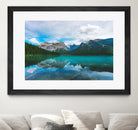 The Mountains and Blue Water by Petra Lang on GIANT ART - blue photo illustration