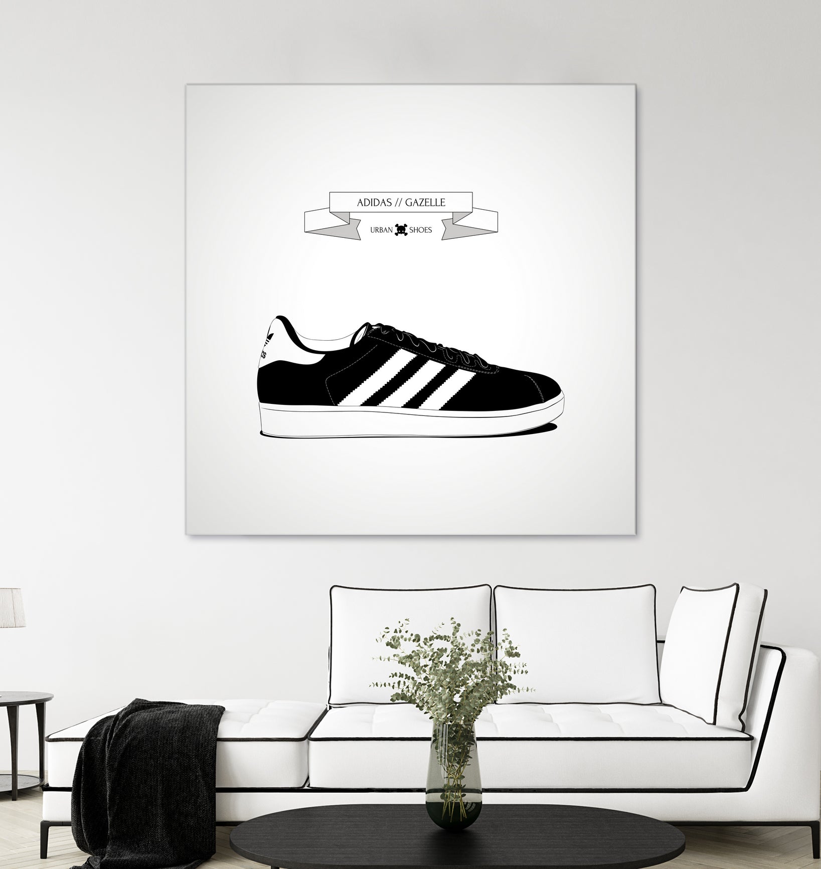 Urban Shoes / Adidas by Alejandro Garcia on GIANT ART - gray photo illustration