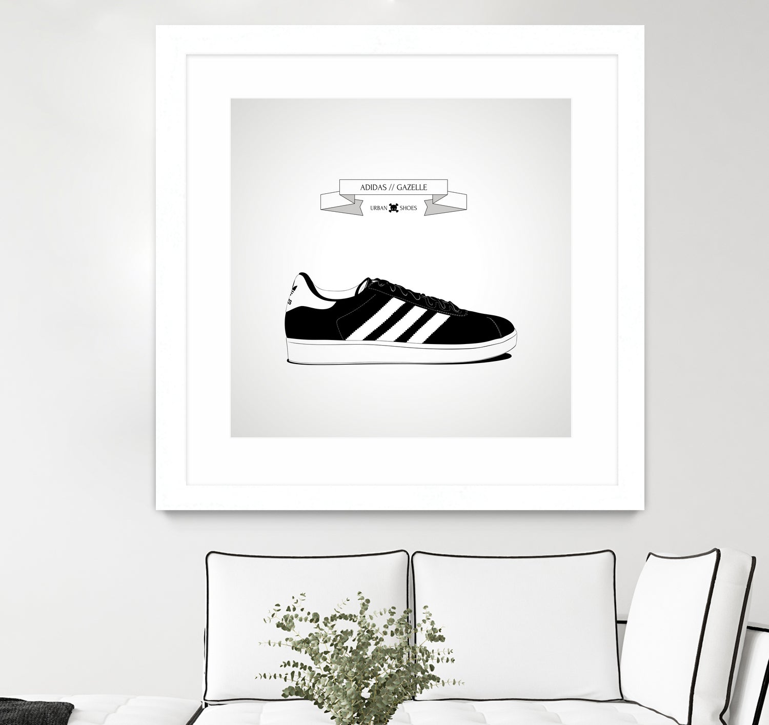 Urban Shoes / Adidas by Alejandro Garcia on GIANT ART - gray photo illustration