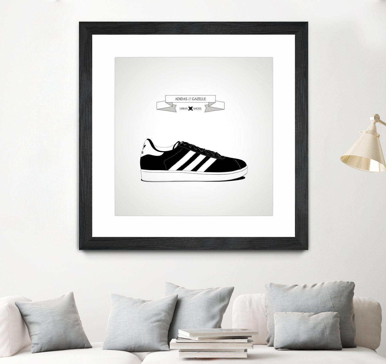 Urban Shoes / Adidas by Alejandro Garcia on GIANT ART - gray photo illustration