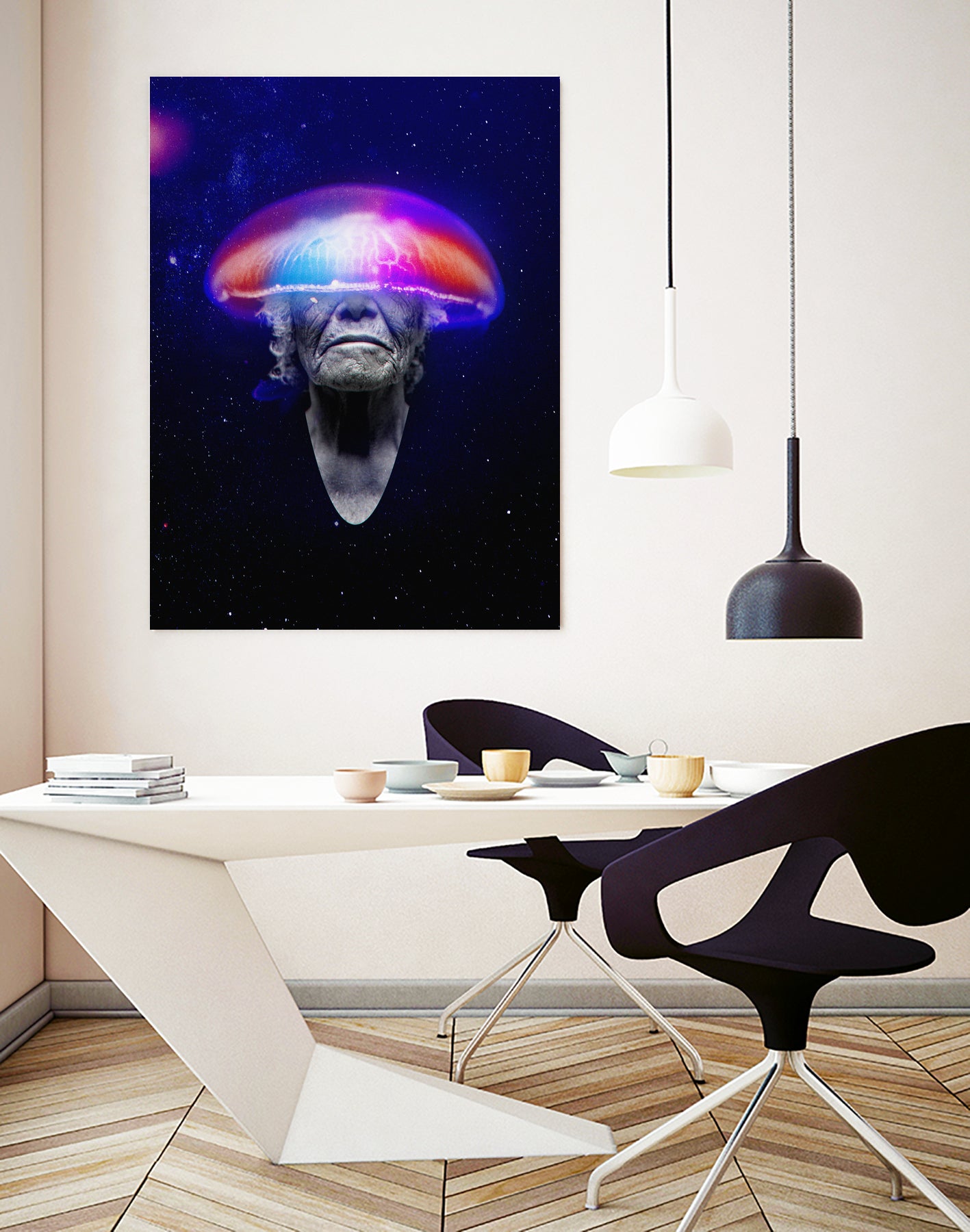 Lì by Dorian Legret on GIANT ART - fuchsia photo manipulation