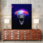 Lì by Dorian Legret on GIANT ART - fuchsia photo manipulation