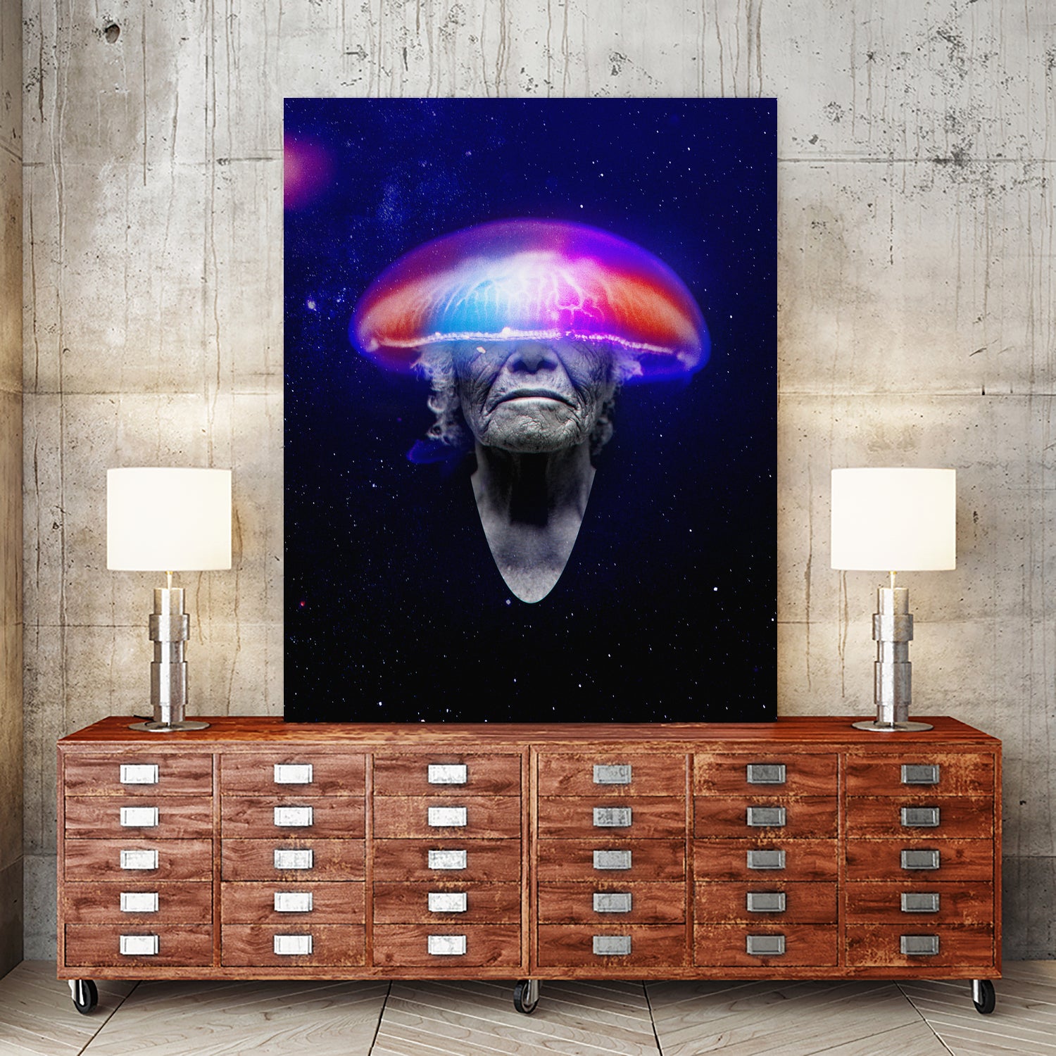 Lì by Dorian Legret on GIANT ART - fuchsia photo manipulation