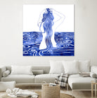 Nereid-XI by Stevyn Llewellyn on GIANT ART - blue mixed media