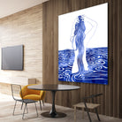 Nereid-XI by Stevyn Llewellyn on GIANT ART - blue mixed media