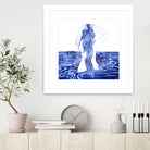 Nereid-XI by Stevyn Llewellyn on GIANT ART - blue mixed media