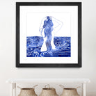 Nereid-XI by Stevyn Llewellyn on GIANT ART - blue mixed media