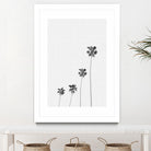 Palm Trees Monochrome by Justinas Jokubauskas on GIANT ART - black digital painting