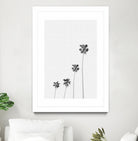 Palm Trees Monochrome by Justinas Jokubauskas on GIANT ART - black digital painting