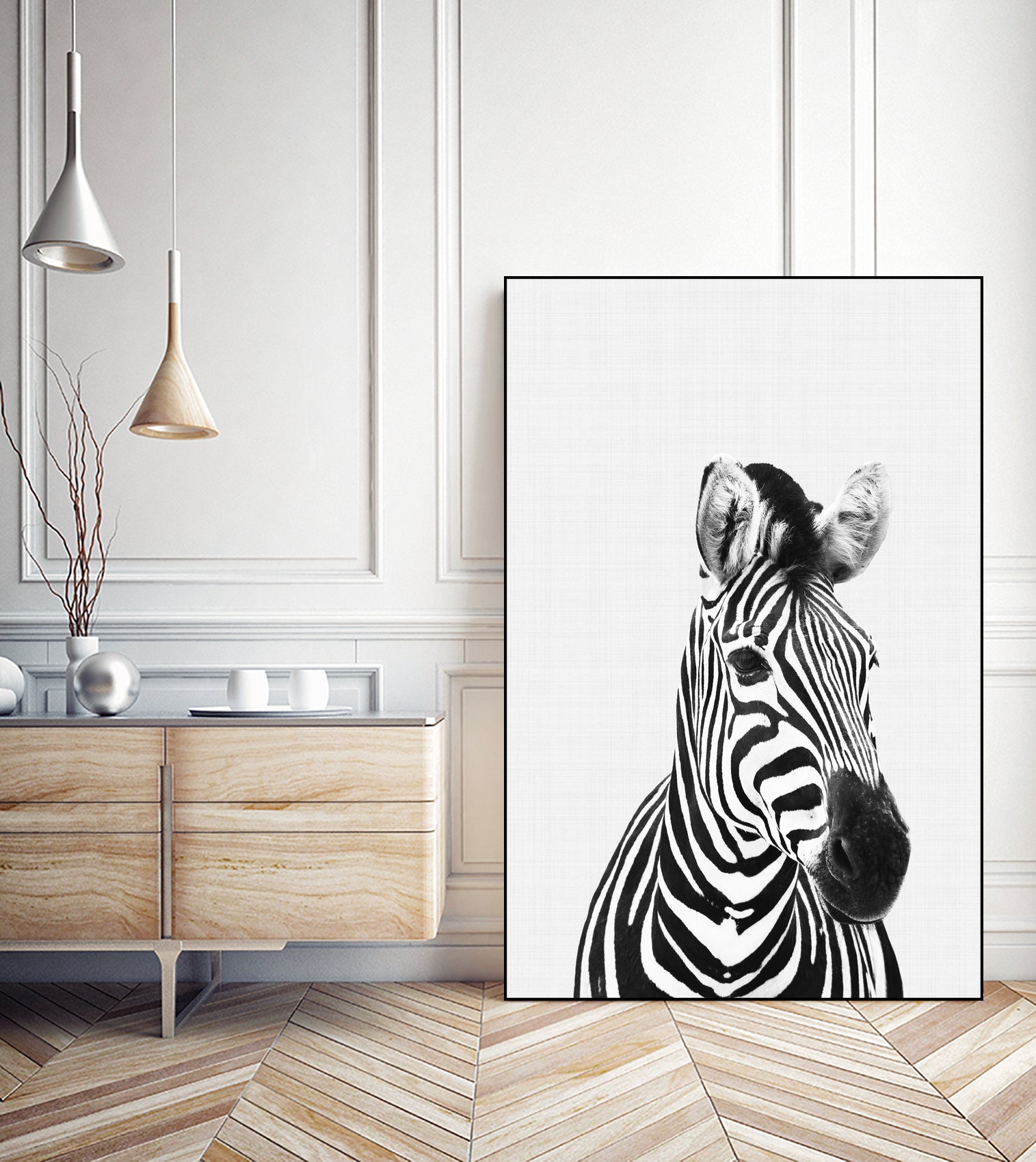 Zebra Portrait by Justinas Jokubauskas on GIANT ART - black photo manipulation