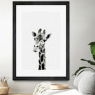 Giraffe Portrait by Justinas Jokubauskas on GIANT ART - black photo manipulation