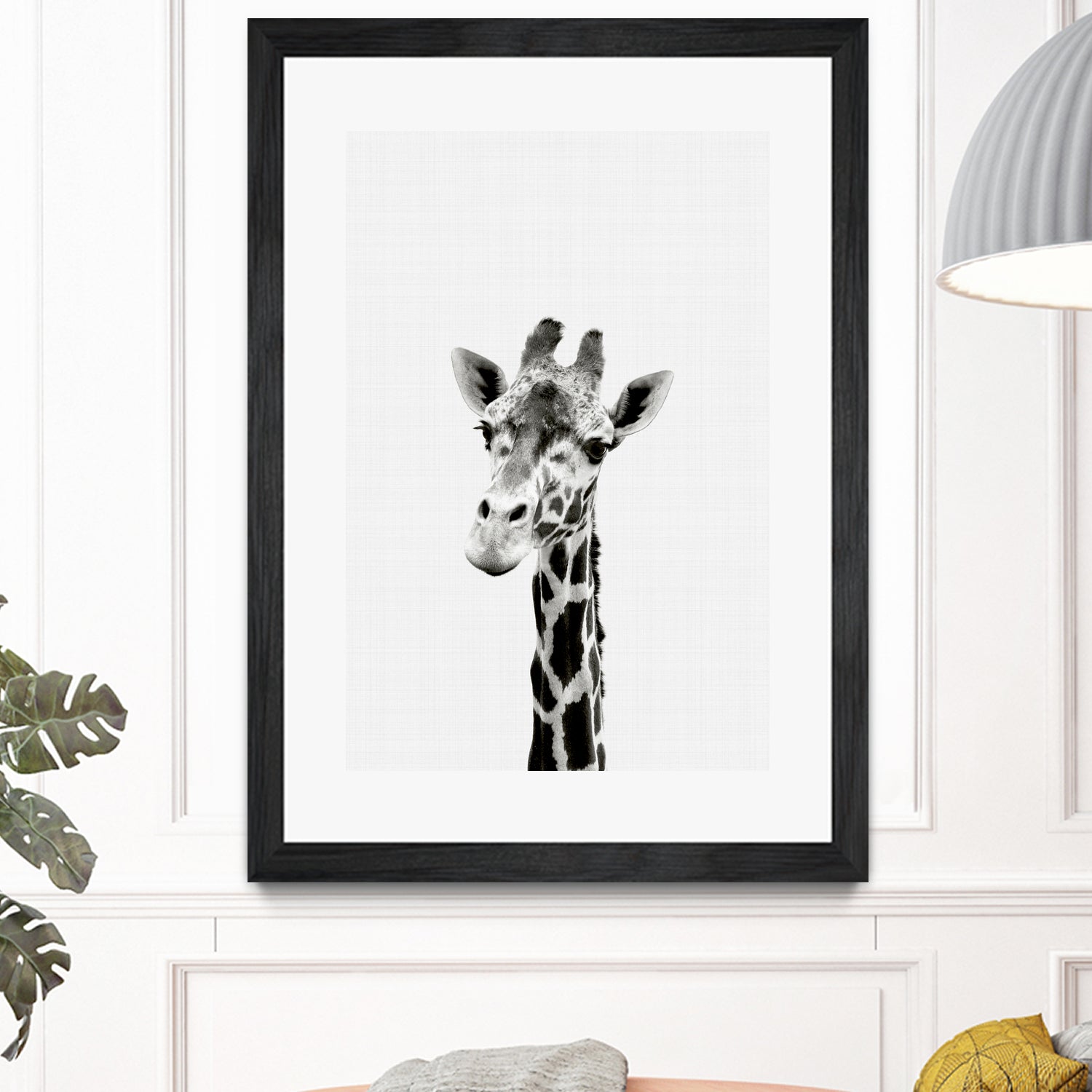 Giraffe Portrait by Justinas Jokubauskas on GIANT ART - black photo manipulation