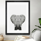 Elephant Portrait by Justinas Jokubauskas on GIANT ART - black photo manipulation