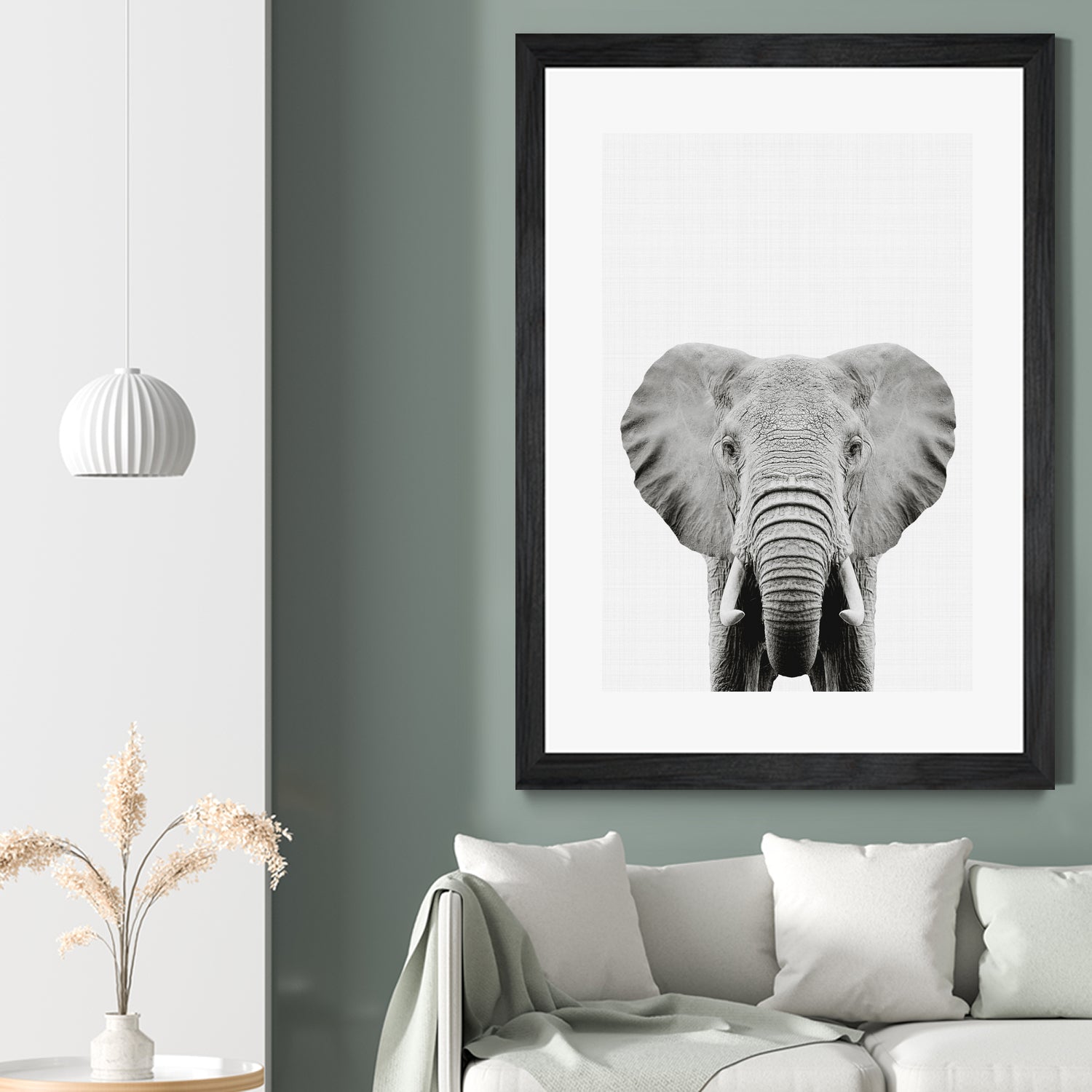 Elephant Portrait by Justinas Jokubauskas on GIANT ART - black photo manipulation