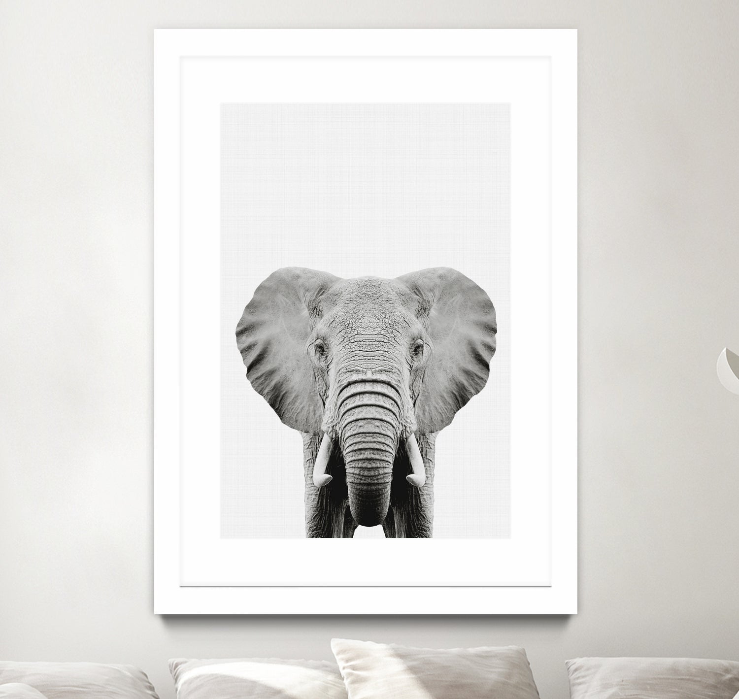 Elephant Portrait by Justinas Jokubauskas on GIANT ART - black photo manipulation