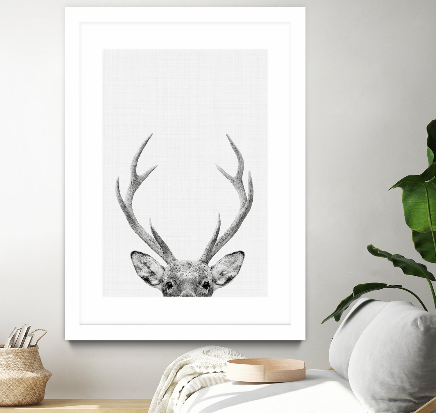 Deer Portrait by Justinas Jokubauskas on GIANT ART - black photo manipulation