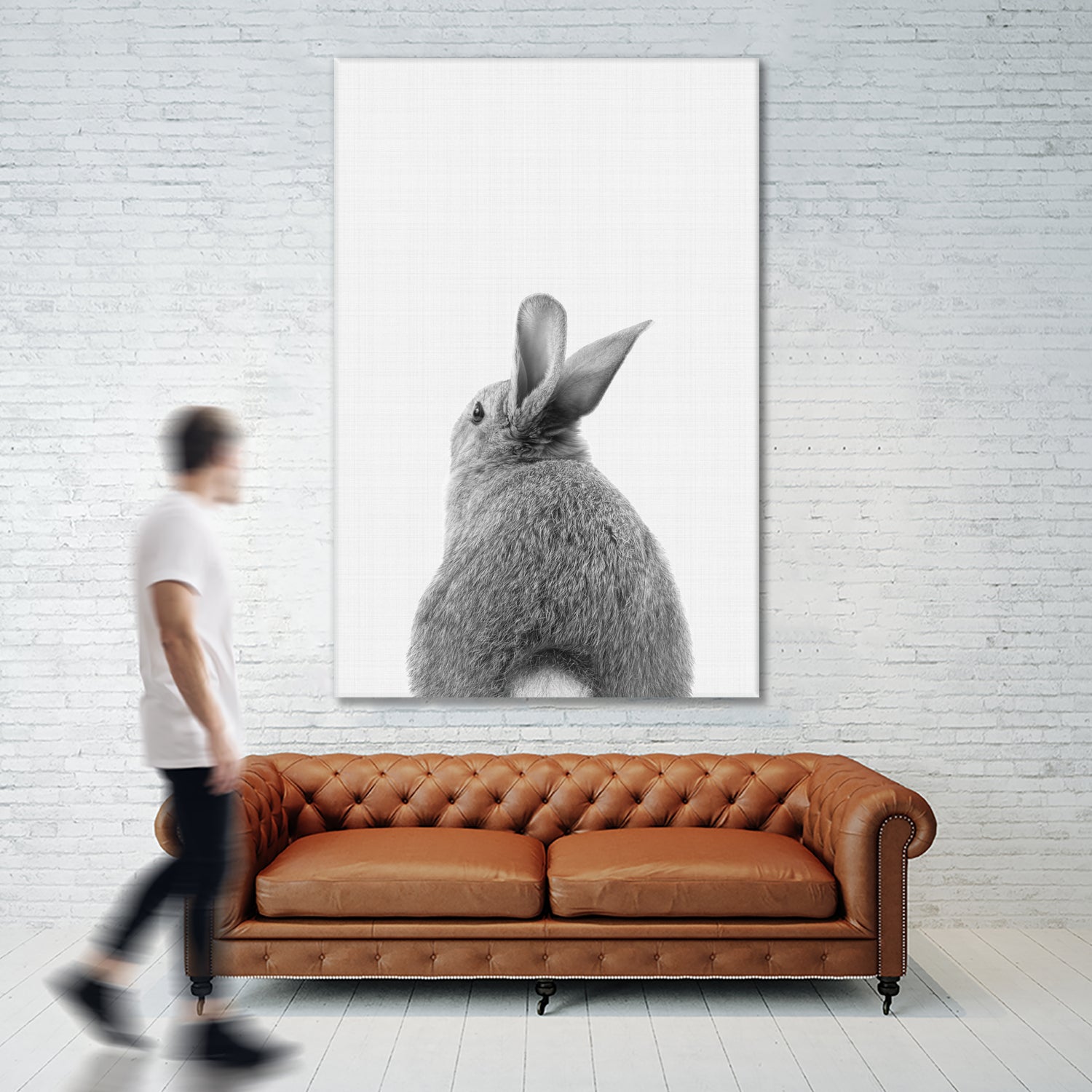 Rabbit Tail by Justinas Jokubauskas on GIANT ART - black photo manipulation