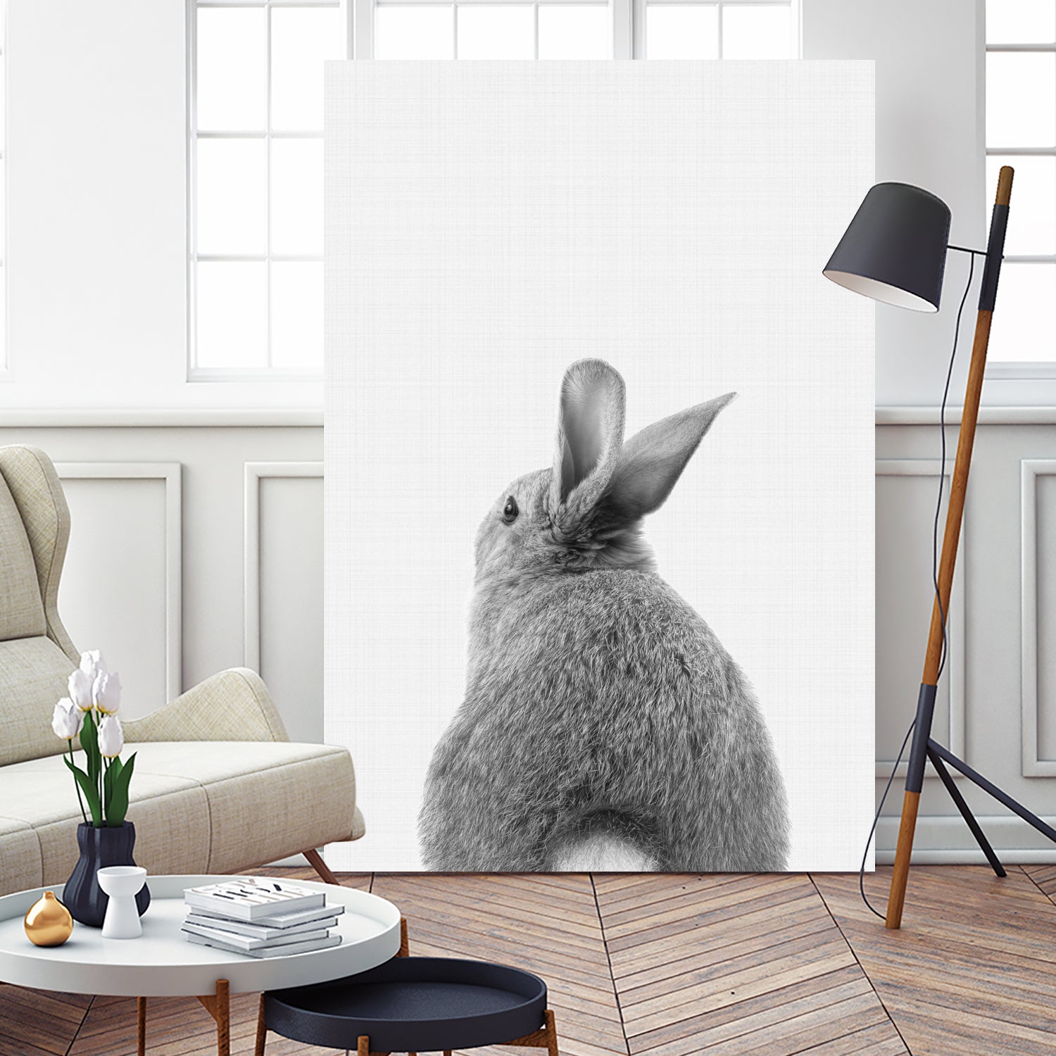 Rabbit Tail by Justinas Jokubauskas on GIANT ART - black photo manipulation