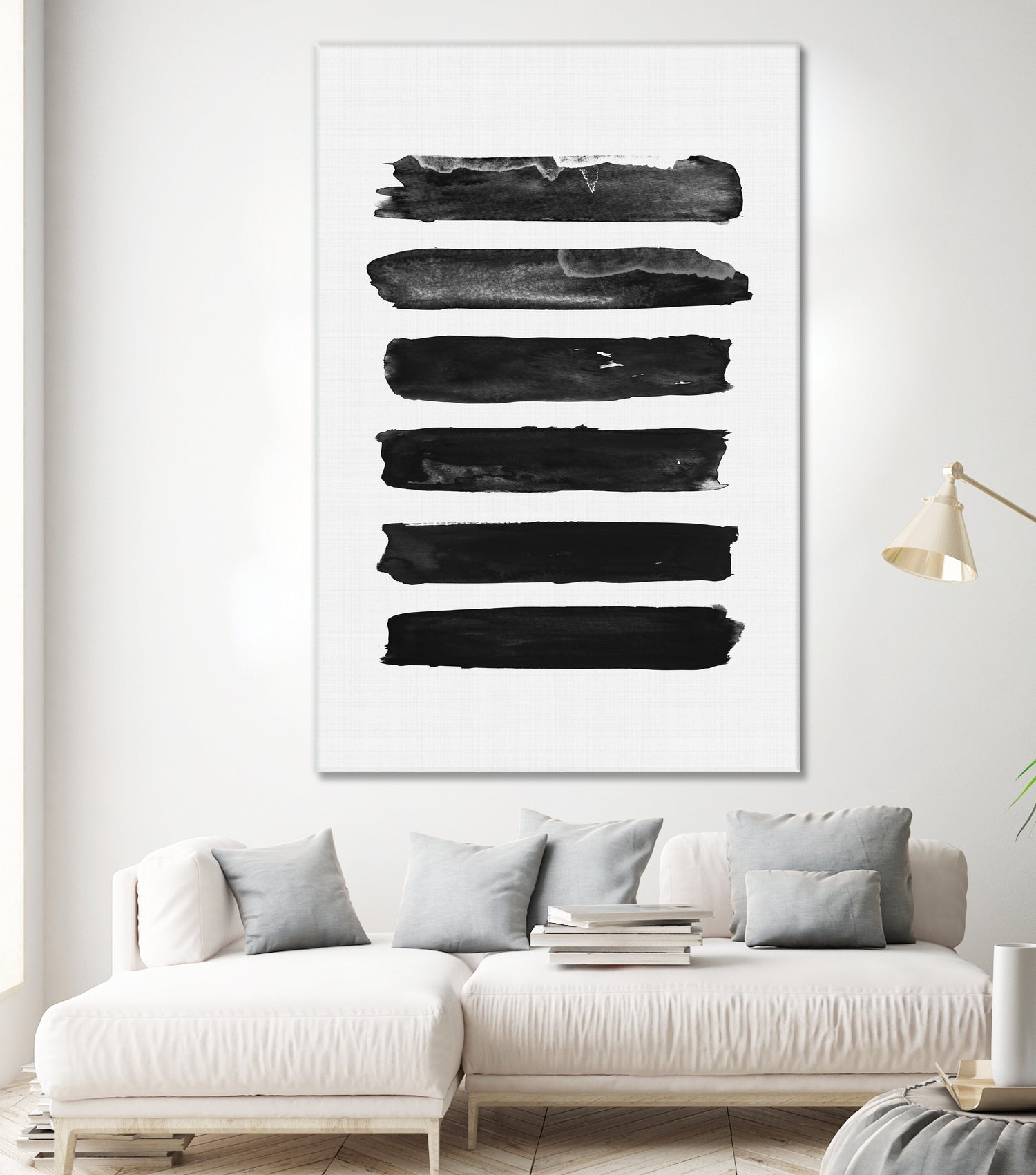 Brush Strokes by Justinas Jokubauskas on GIANT ART - black digital painting