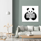 I Just Want to Drink Coffee Creates Stuff and Sleep by Tobias Fonseca on GIANT ART - white digital painting