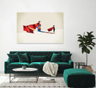 Asian Hero by Jason Ratliff on GIANT ART - red digital painting