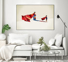 Asian Hero by Jason Ratliff on GIANT ART - red digital painting