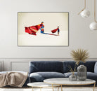 Asian Hero by Jason Ratliff on GIANT ART - red digital painting