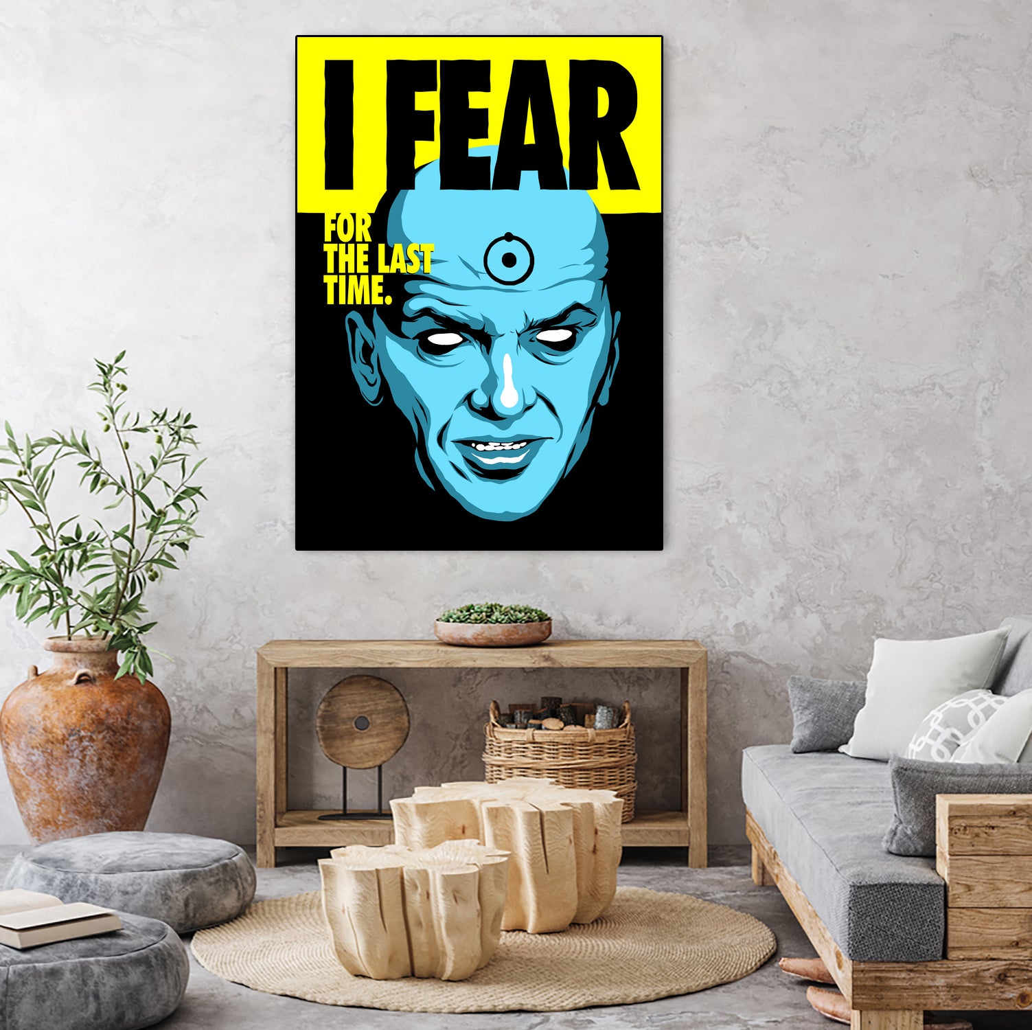 Fear by Bily Mariano da Luz on GIANT ART - blue digital drawing