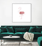 Macaron flamingo by Olivia Lorot on GIANT ART - pink photo illustration