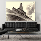 Eiffel Tower in Paris by I Bjork on GIANT ART - brown photo manipulation